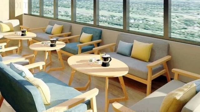 bàn ghế cafe hiện đại