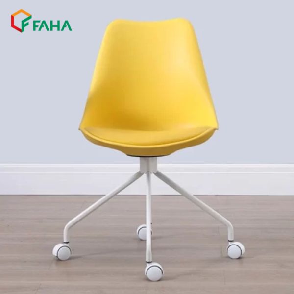 ghe cafe ghe eames mat dem xoay banh xe 11 |