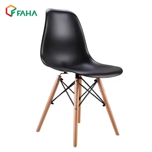 ghế eames nhựa chân gỗ