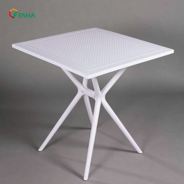 Bàn Cafe Nhựa Đúc Lỗ FH455