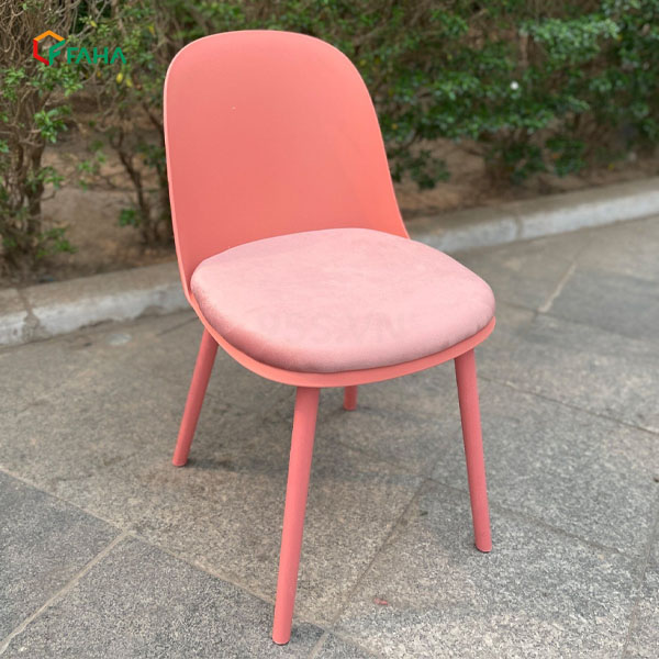 Ghế Cafe Nhựa Đúc Nệm Nỉ FH445
