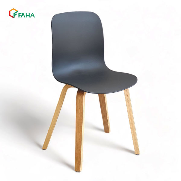 Ghế Nhựa Đúc Chân Gỗ Plywood FH435