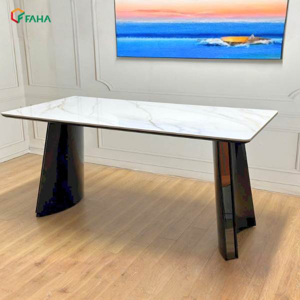 Trang chủ Với thiết kế đơn giản, Bàn ăn cao cấp mặt đá CRM chân trụ cong BA21 phù hợp sử dụng trong căn hộ chung cư, nhà phố hoặc phòng ăn có diện tích vừa và lớn.